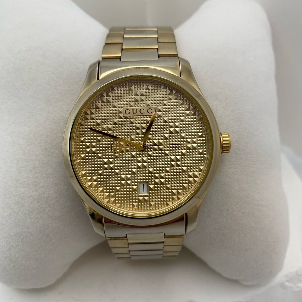 Gucci watch Unisex G-Timeless Gold-Tone Stainless Steel Watch